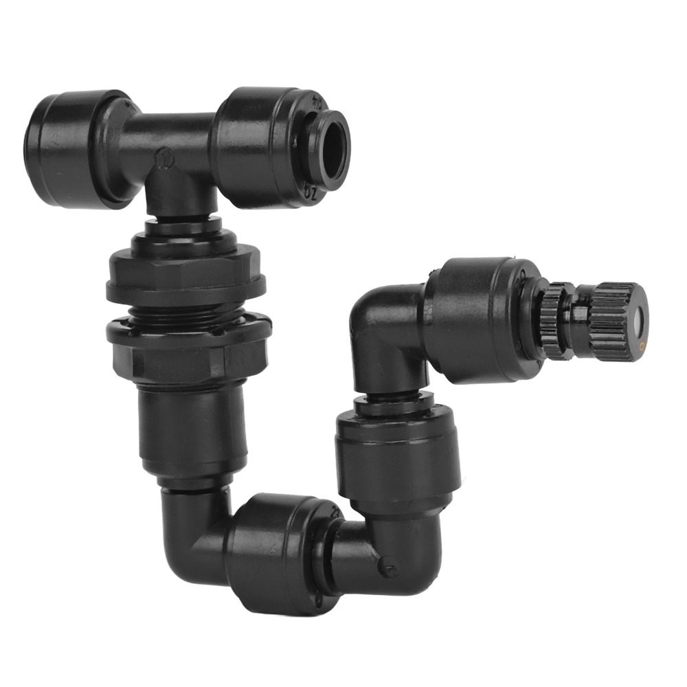 Misting Nozzle Reptile - فوغر الزواحف PP أسود بفوهة قابلة