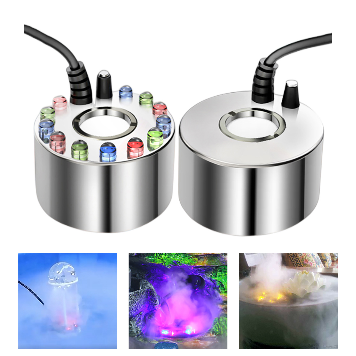 110 فولت 220 فولت جهاز تكوين ض - مراجعة Terrarium Fogger Ultrasonic وسعره