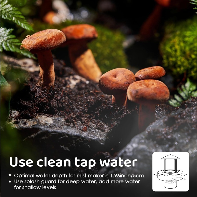 صانع ضباب بالموجات فوق الصوتية - مراجعة Terrarium Fogger Ultrasonic وسعره