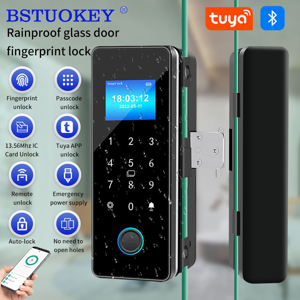 مقاوم للماء Tuya APP التحكم ان - مراجعة Glass Door Hinge وسعره