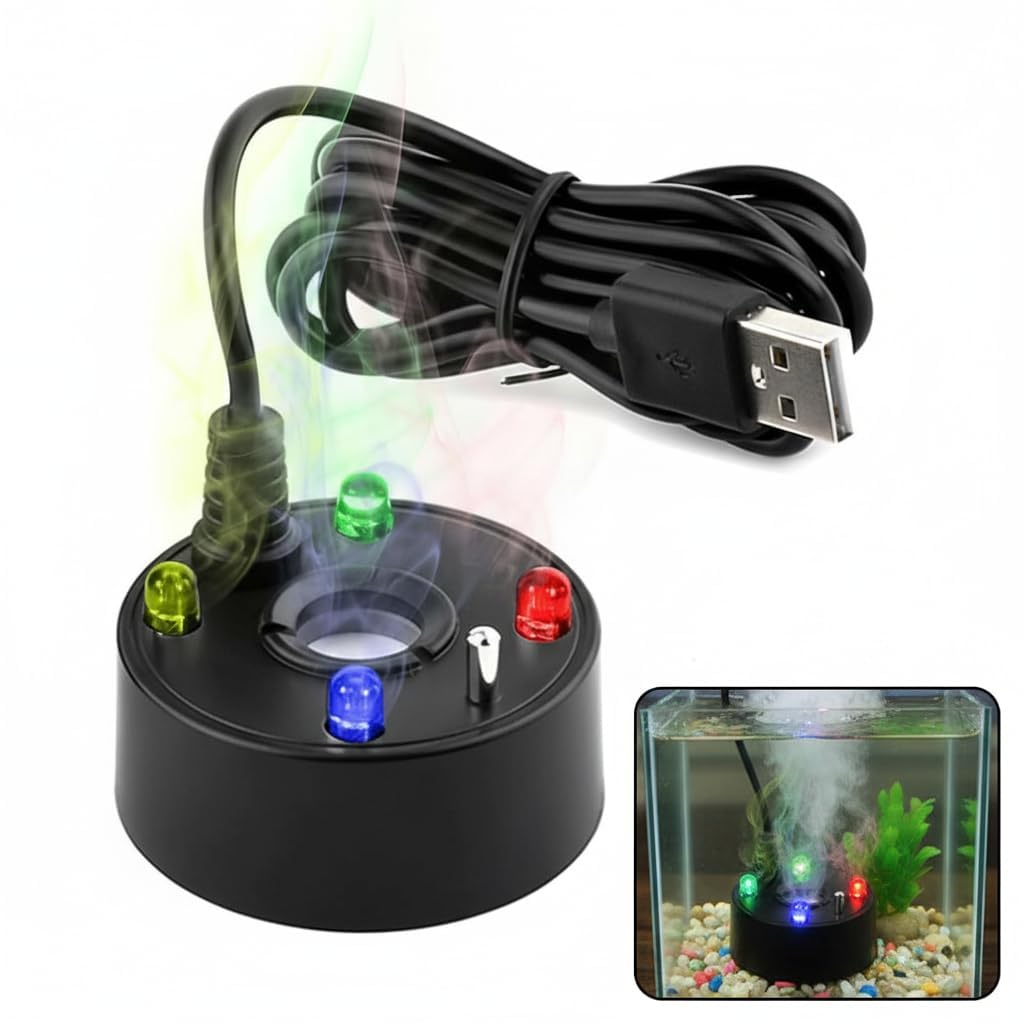 مضخة هواء جديدة 2026 بمنفذ USB - مراجعة Terrarium Fogger Ultrasonic وسعره