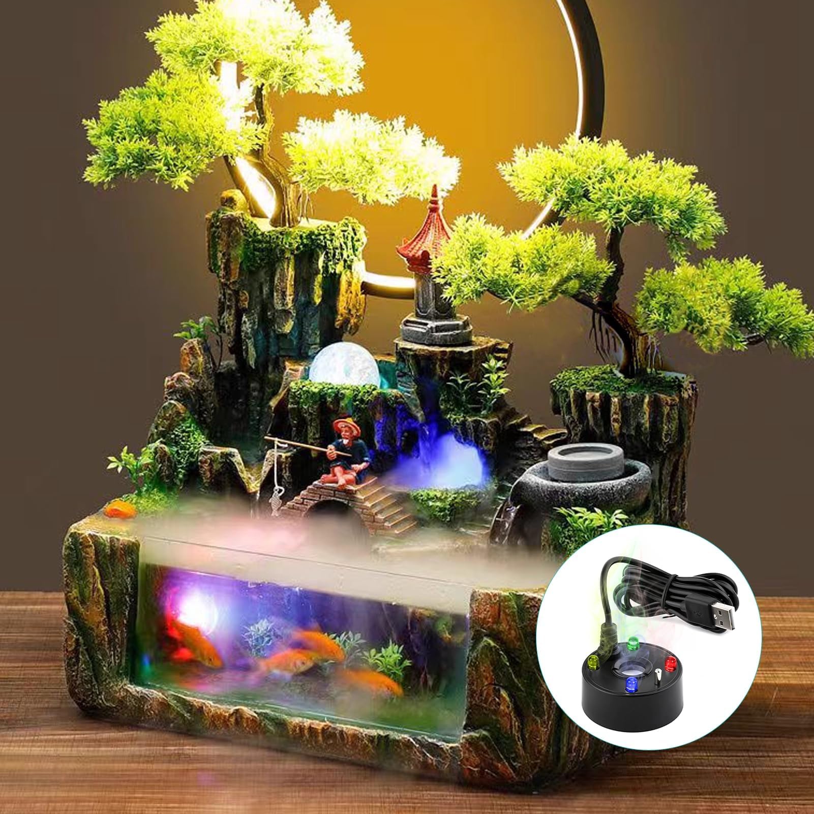 مضخة هواء جديدة 2026 بمنفذ USB - مراجعة Terrarium Fogger Ultrasonic وسعره