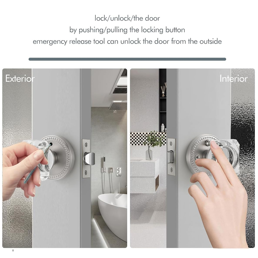 مقبض باب كريستالي مصقول، لغرف  - مراجعة Glass Door Hinge وسعره