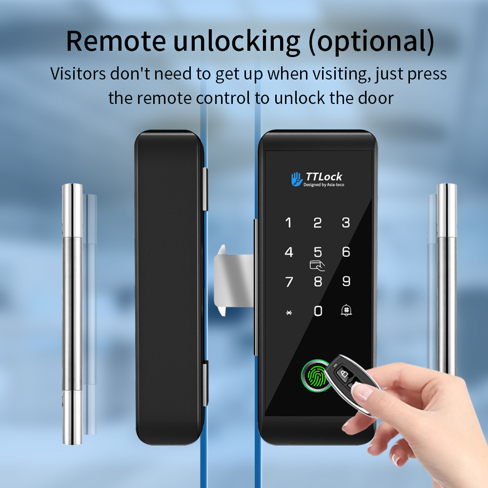 TTLOCK قفل زجاجي ذكي التعرف عل - مراجعة Glass Door Hinge وسعره